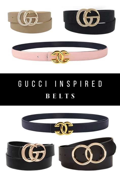 are the gucci belts with opposite g's and designs real|affordable alternatives to designer belt.